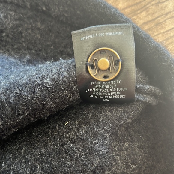 Rosie Neim/ Rosie Neira grey black wool short skirt, size medium - Picture 8 of 9